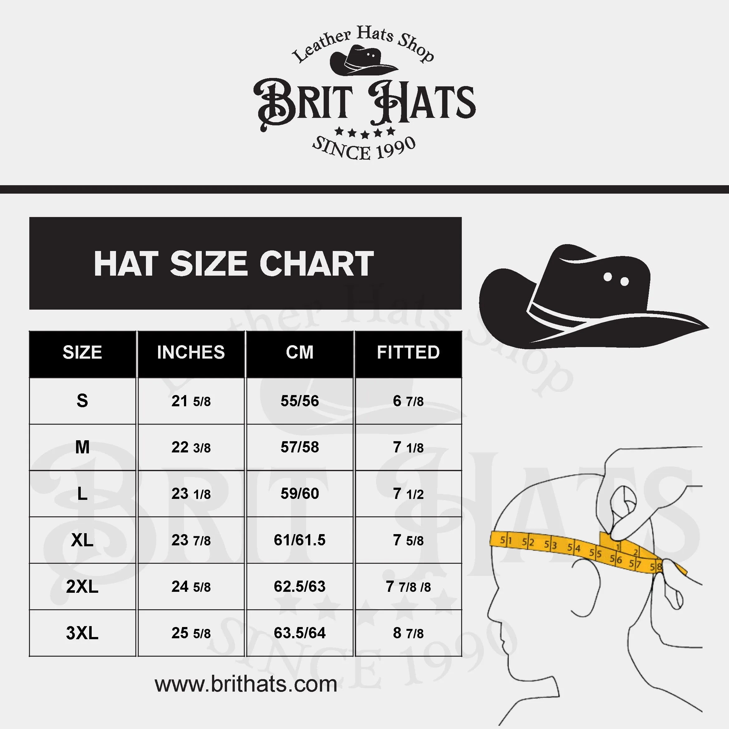 Ringed Brown Leather Top Hat