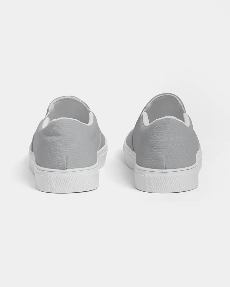 Shaded Pale Gray Slip-On Canvas Sneakers | Men's | C0M0Y0K30