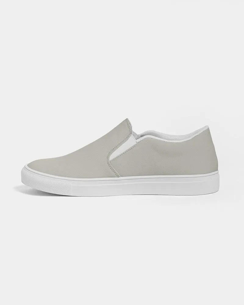 Shaded Pale Yellow Gray Slip-On Canvas Sneakers | Women's | C0M0Y10K30