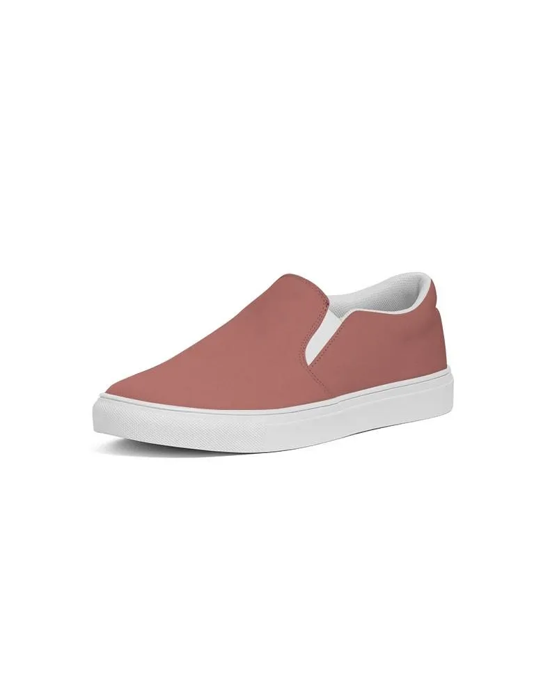 Shaded Pastel Red Slip-On Canvas Sneakers | Women's | C0M60Y45K30