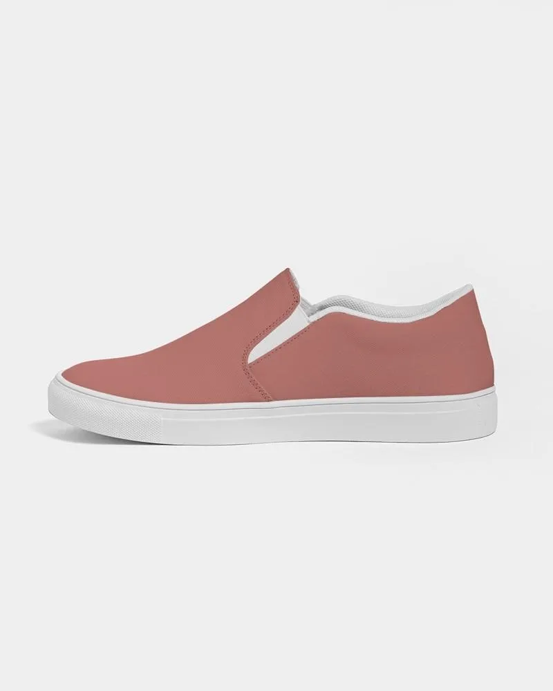 Shaded Pastel Red Slip-On Canvas Sneakers | Women's | C0M60Y45K30