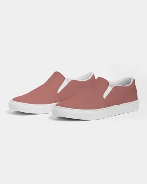 Shaded Pastel Red Slip-On Canvas Sneakers | Women's | C0M60Y45K30