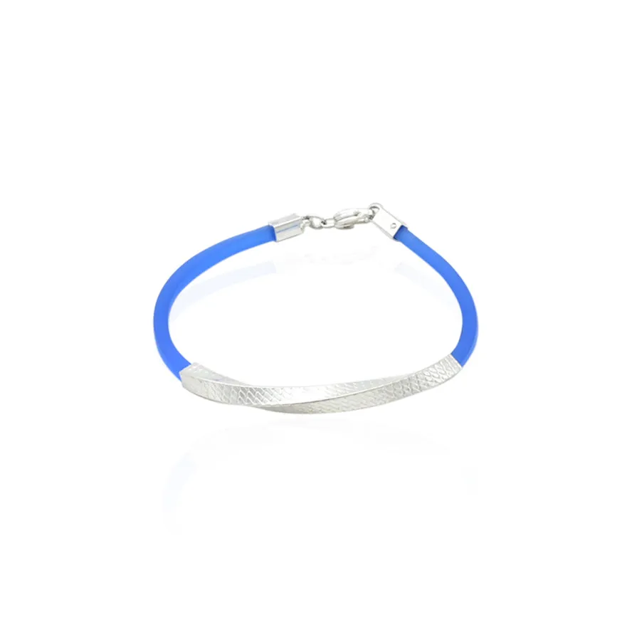 Silver Gorgeous Ranny Blue Bracelet