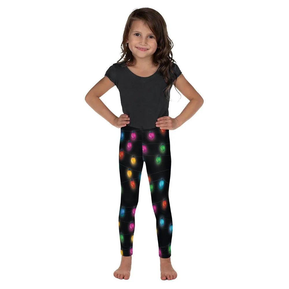 Small Christmas Lights Kid's Leggings