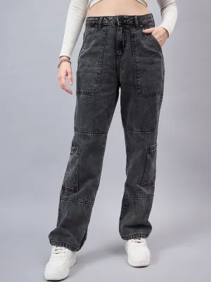 Style Quotient Women Relaxed Fit High Rise Cargos