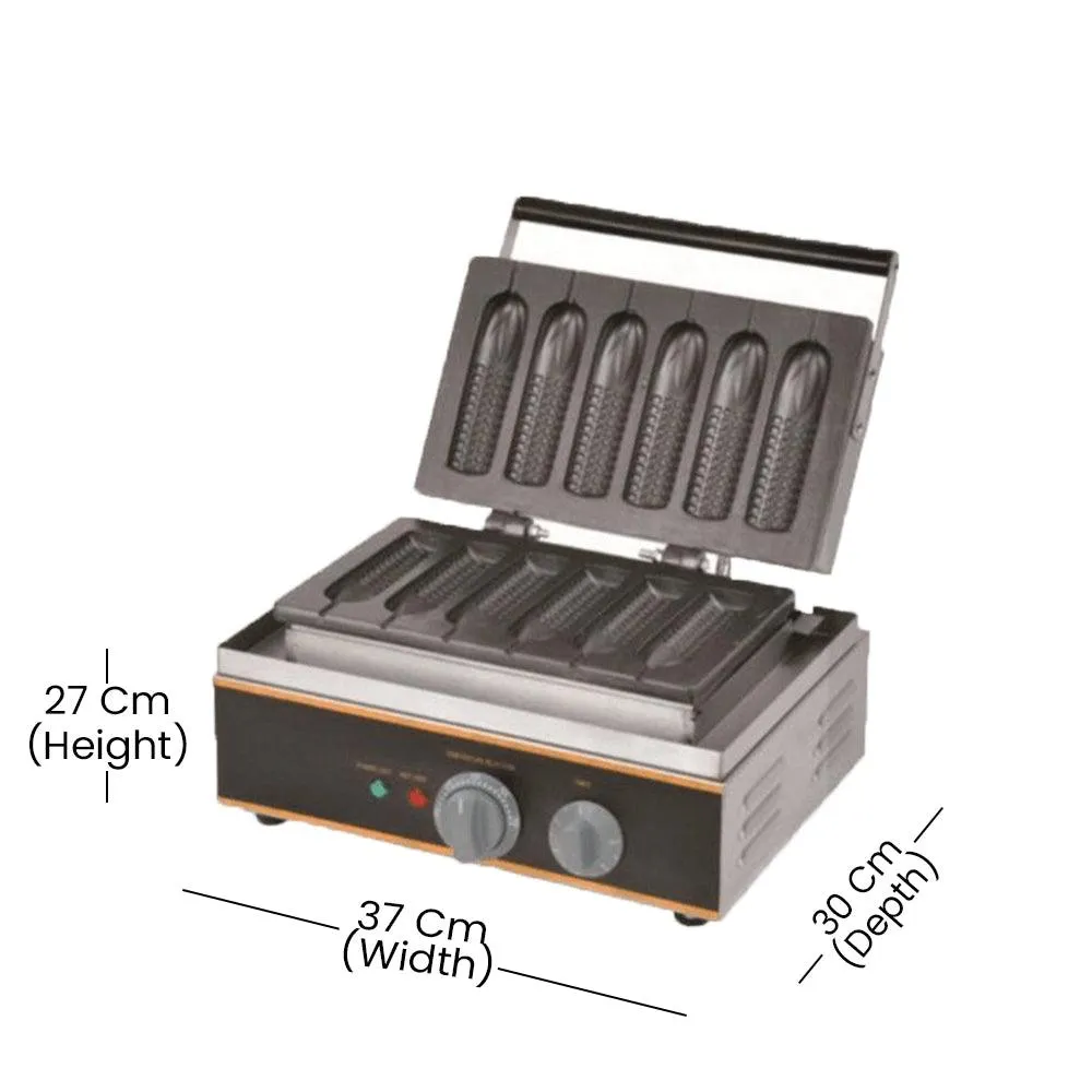 THS HX-119 Electric 6-Sticks Waffle Maker, Power 1.6 KW
