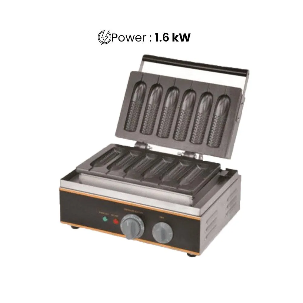 THS HX-119 Electric 6-Sticks Waffle Maker, Power 1.6 KW
