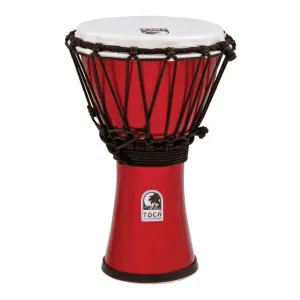 Toca Freestyle Colorsound 7 Djembe, Metallic Red