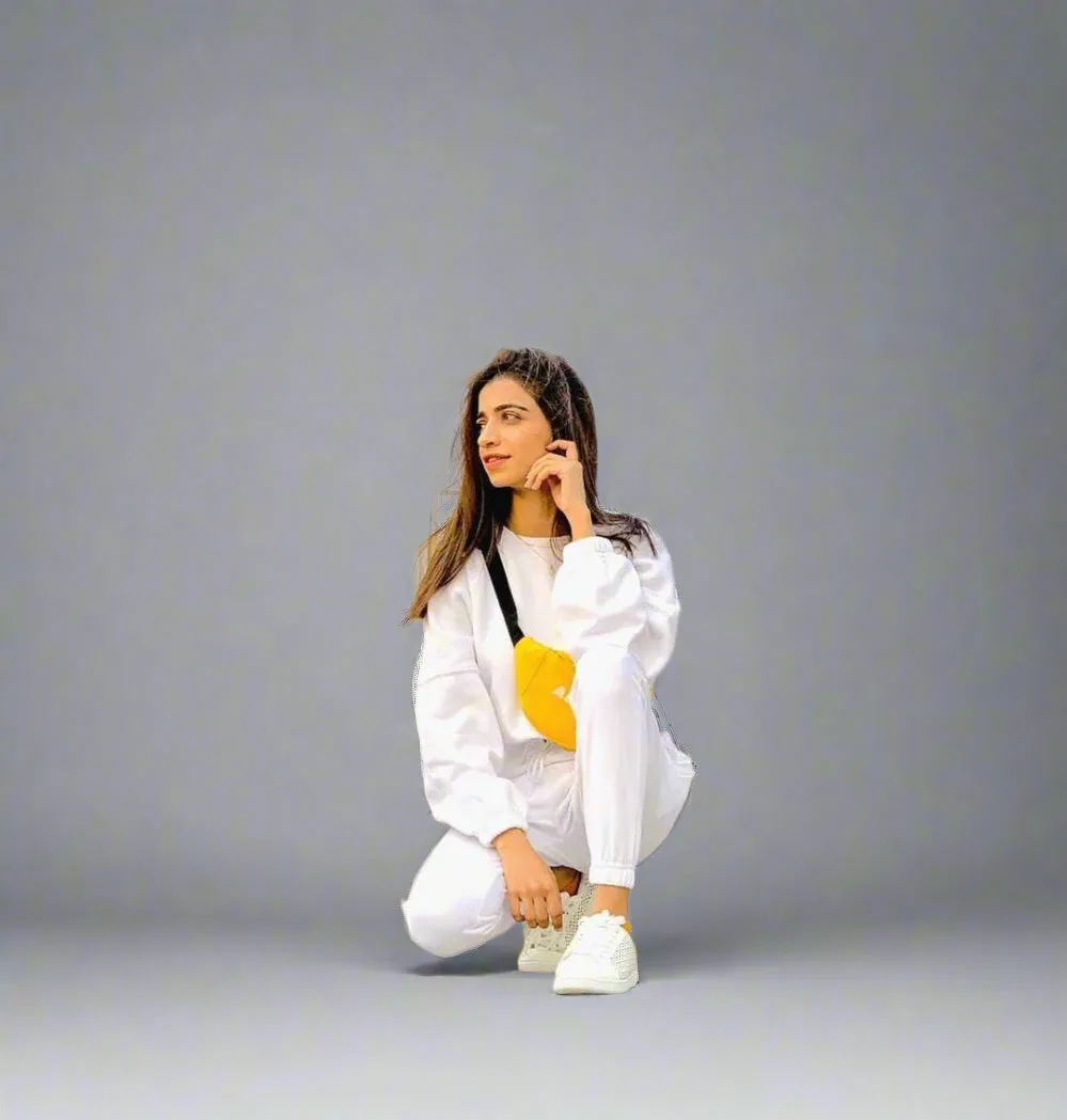 White Fleece Lounge Set